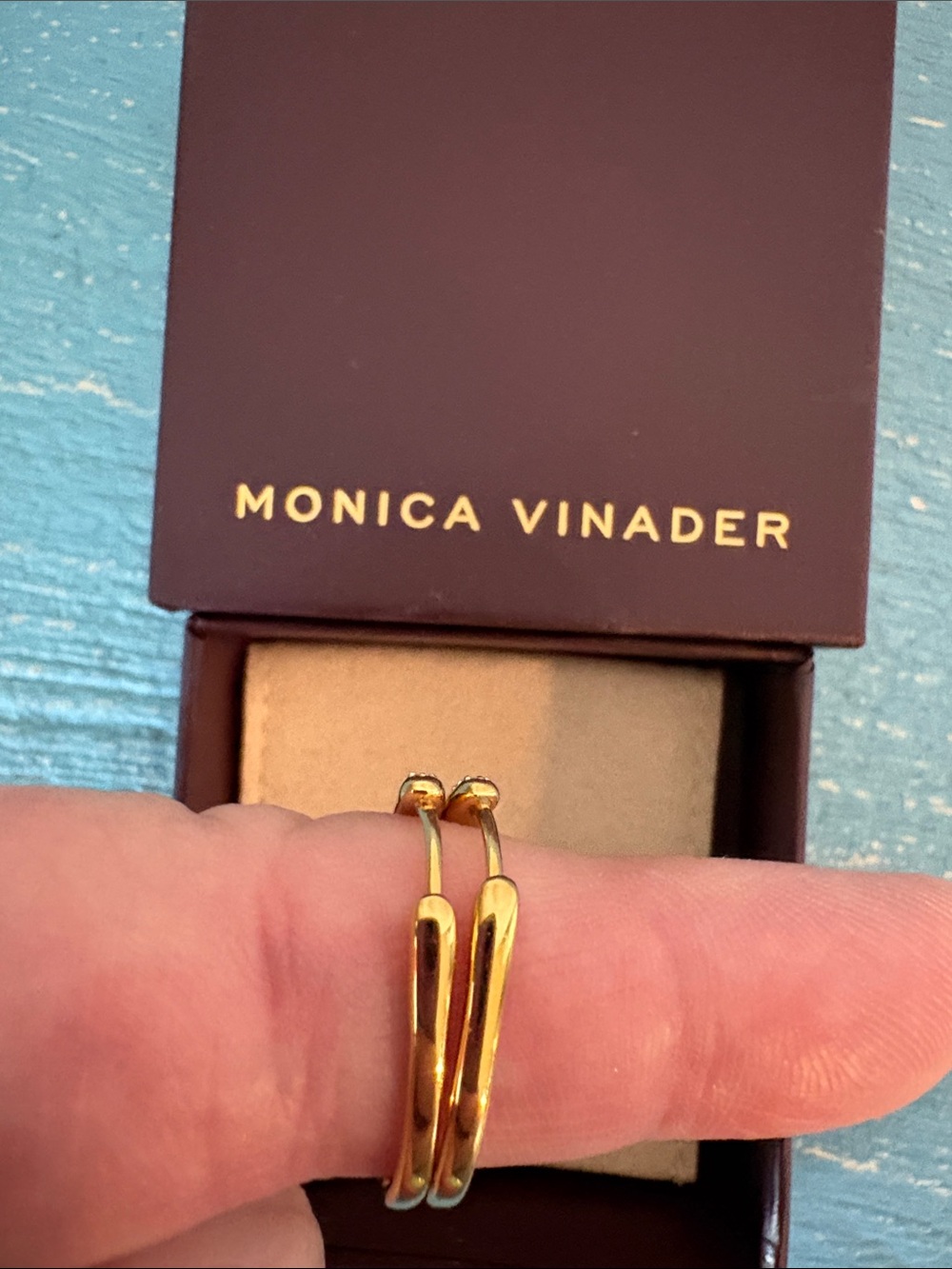 Monica Vinader Riva Pave’ Medium Hoops - Picture 7 of 11